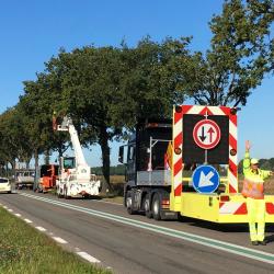 Stormschade verwijderen aan de N366