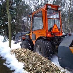 Versnipperen in de sneeuw in Lemele